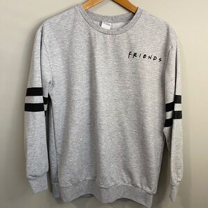 Friends TV Show Classic Gray Women's Long Sleeve Sweatshirt Size‎ Large Sitcom